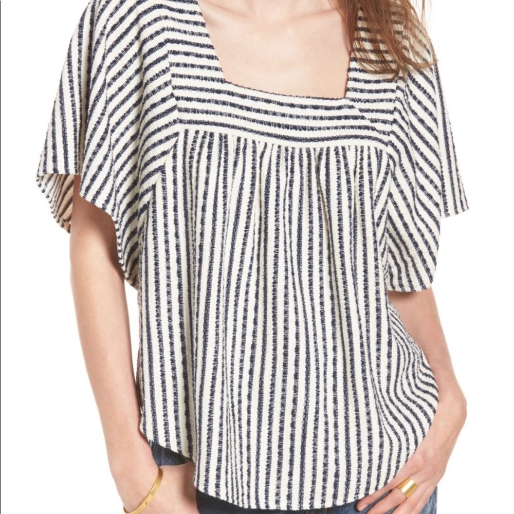 Madewell Striped Butterfly Top